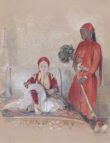 Iskander Bey and his Servant, ca. 1848. Creator: John Frederick Lewis.