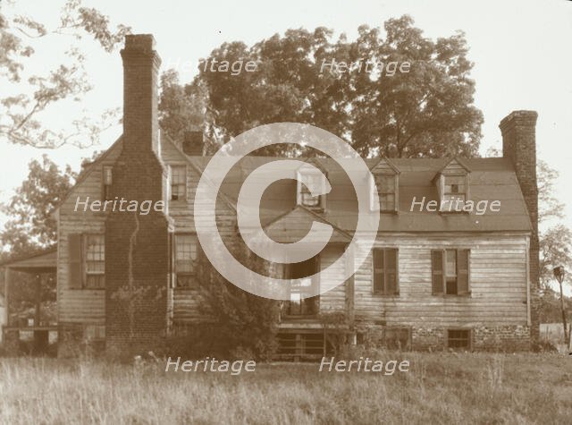 Apperson Farm House, New Kent County, Virginia, between c1930 and 1939. Creator: Frances Benjamin Johnston.