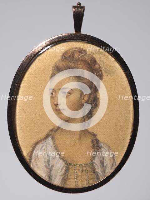 Portrait of Mrs. Nathaniel Bailey, née Lamack, c. 1776. Creator: John I Smart (British, 1741-1811).
