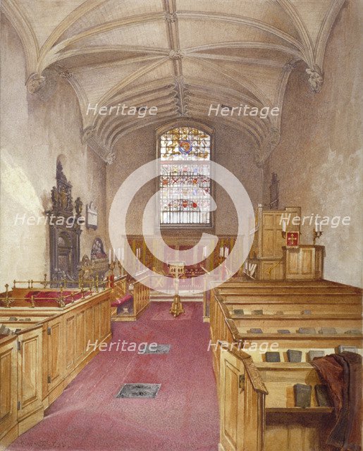 Rolls Chapel, Chancery Lane, London, 1886. Artist: John Crowther