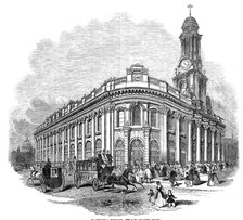 The new Royal Exchange - the east and south fronts, 1844. Creator: Unknown.