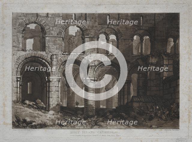 Liber Studiorum: Holy Island Cathedral. Creator: Joseph Mallord William Turner (British, 1775-1851).