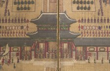 Sixtieth Birthday Banquets for Dowager Queen Sinjeong in Gyeongbok Palace (image 5 of 10), 1868. Creator: Anon.