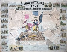 'Regne de la Terreur', Paris Commune, 1871. Artist: Anon