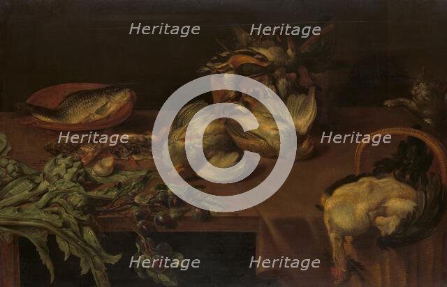 Still Life with Wild Fowl, 1632. Creator: Alexander Adriaenssen.