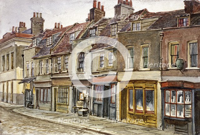 Cable Street, Stepney, London, c1830. Artist: Frederick Calvert