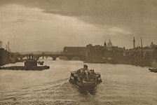 'London-On-Sea: The Daily Excursion Boat Heads Into The Sunset On Its Return From Margate', c1935. Creator: Unknown.