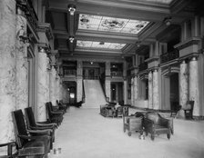 Lobby, Hotel Richmond, Richmond, Va., between 1900 and 1920. Creator: Unknown.
