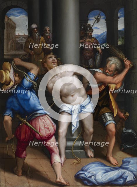 Christ At The Column, c1578-80. Creator: Dionisio Calvaert.