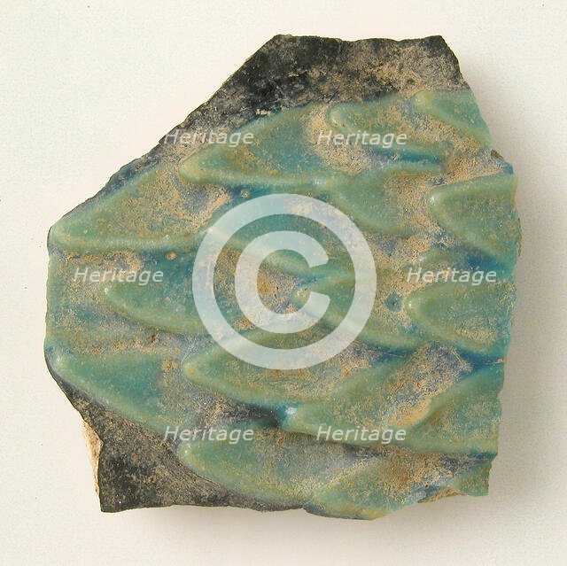Pottery Fragment, Coptic, 4th-7th century. Creator: Unknown.
