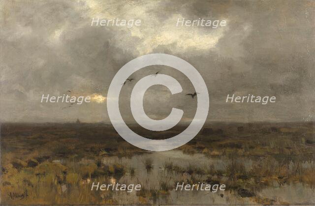 The Marsh, c.1885-c.1888. Creator: Anton Mauve.