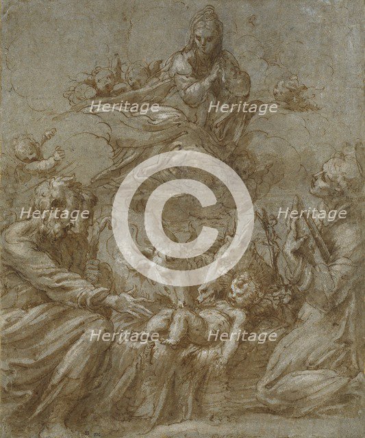 The Nativity of Christ, c1520s. Artist: Parmigianino.