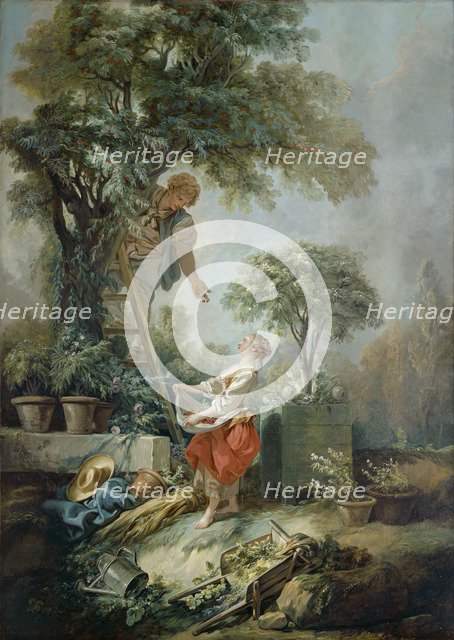 'The Cherry Gatherers', 1768. Artist: Francois Boucher.