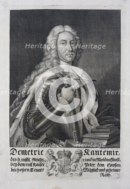 Portrait of Dimitrie Cantemir (1673-1723).