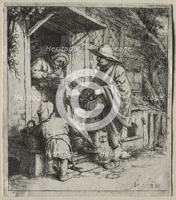 The Spectacle Seller. Creator: Adriaen van Ostade (Dutch, 1610-1684).