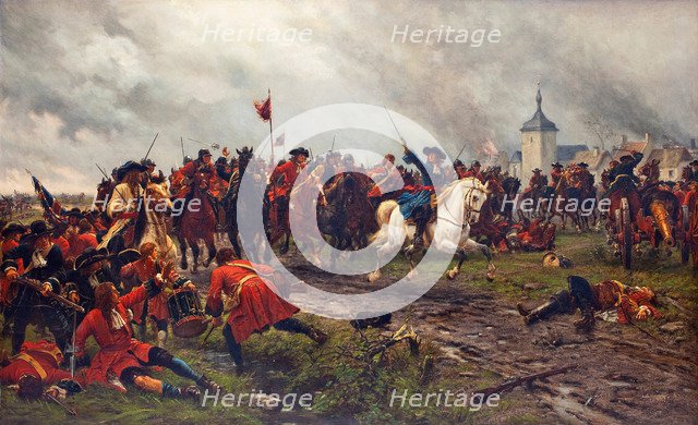 William III of England at the Battle of the Boyne.