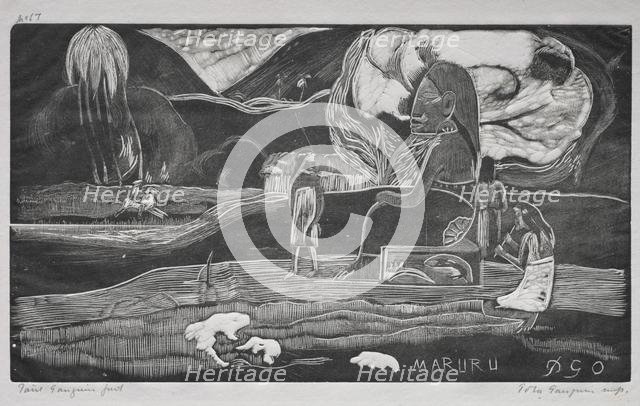 Tahitian Series: Worship. Creator: Paul Gauguin (French, 1848-1903).