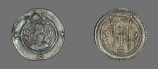 Coin Portraying King Chosroes II, 590-628. Creator: Unknown.