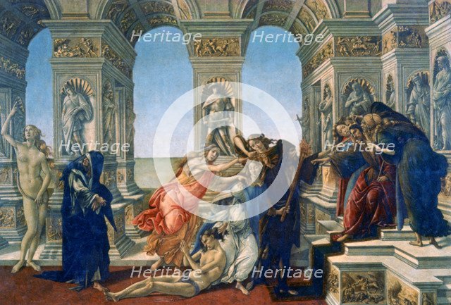 'Calumny of Apelles', 1497-1498. Artist: Sandro Botticelli