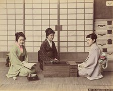 Japanese Ladies, 1870s-1890s. Creator: Kusakabe Kimbei.