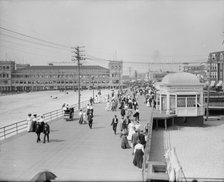 Boardwalk, Atlantic City, N.J., c1908. Creator: Unknown.