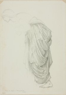 Bending Female Figure, study for Mirror of Venus, c. 1873-77. Creator: Sir Edward Coley Burne-Jones.