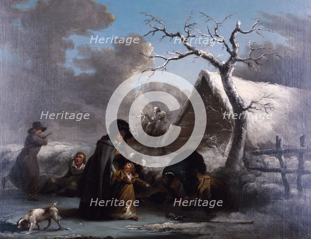 'Skating', 1792.   Artist: George Morland