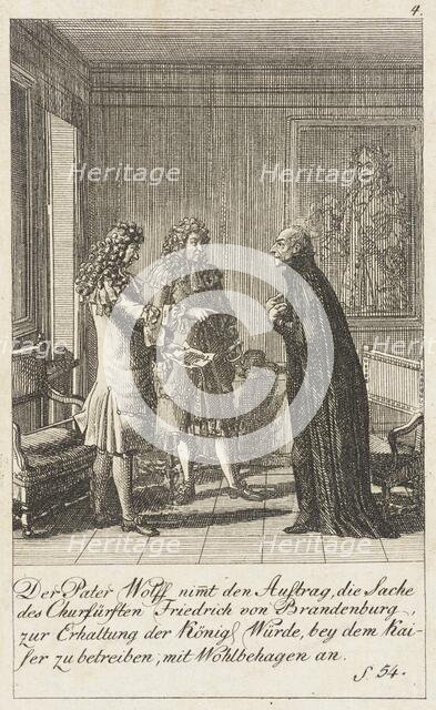 Plate 4 for 'History of Brandenburg for 1793', 1792. Creator: Daniel Nikolaus Chodowiecki.