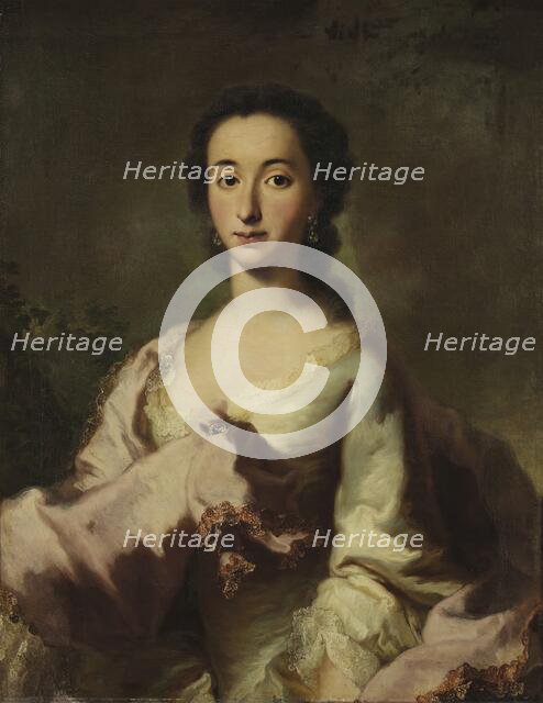 Portrait of Maria Rosa Walburga von Soyer, 1750. Creator: Georg Desmarees.