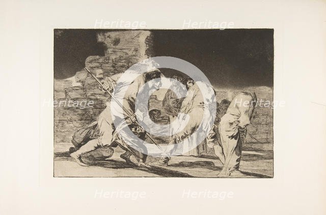 Plate 6 from the 'Disparates': It is amazing-and we were made by God, ca. 1816-23 (published 1864). Creator: Francisco Goya.