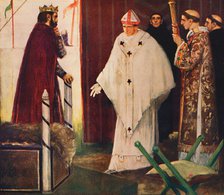 'Langston's interview with King John', 1912. Artist: Unknown.