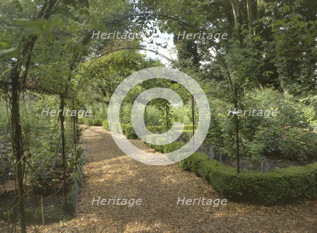 The pergola at Brodsworth Hall, South Yorkshire, 1999. Artist: N Corrie