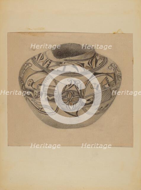 Bowl, 1935/1942. Creator: Unknown.