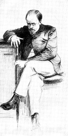 The Trial of M. Zola: M. Zola, 1898. Creator: Unknown.