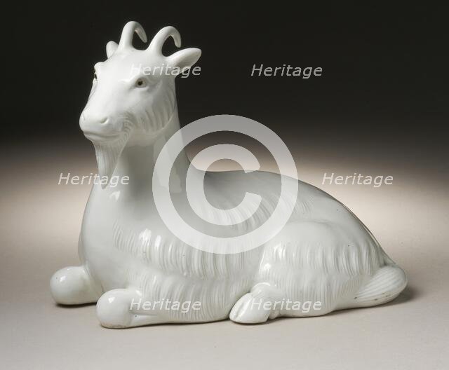 Reclining Goat, 19th century. Creator: Unknown.