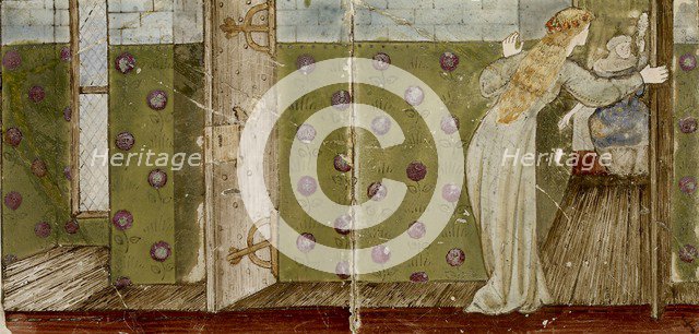 Sixteen tiles form eight illustrations of the 'Briar Rose' tale, 1862-1865. Artists: William Morris, Sir Edward Coley Burne-Jones.