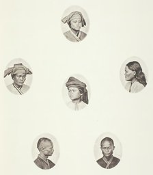 Pepohoan Female Head; Pepohoan Female Head; Pepohoan Female Head; Pepohoan Female..., c. 1868. Creator: John Thomson.