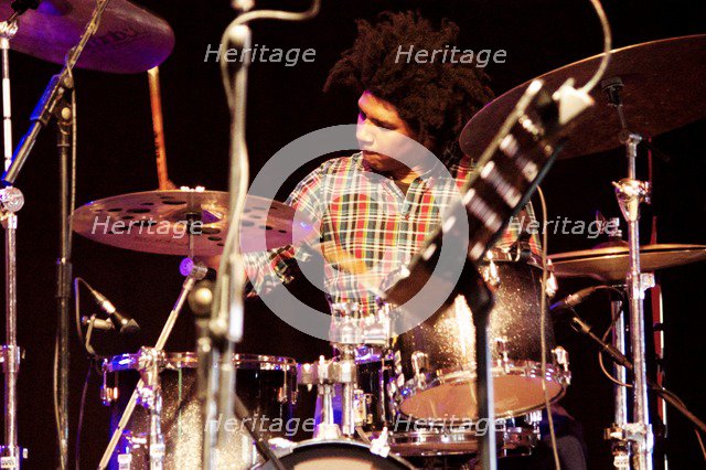 Justin Brown, Love Supreme Jazz Festival, Glynde Place, East Sussex, 2015. Artist: Brian O'Connor.