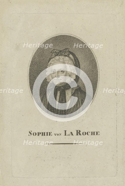 Sophie von La Roche, née Gutermann von Gutershofen (1730-1807) , c. 1800. Creator: Anonymous.