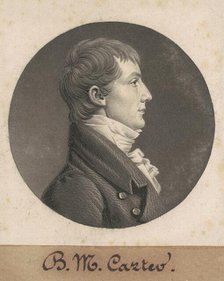 Thomas Bolling Robertson, 1807-1808. Creator: Charles Balthazar Julien Févret de Saint-Mémin.