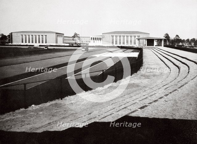 The home of German sport and adjacent swimming hall, Berlin, Germany, 1936. Artist: Unknown