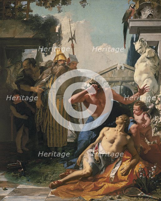 The Death of Hyacinthus, c.1753. Artist: Tiepolo, Giambattista (1696-1770)