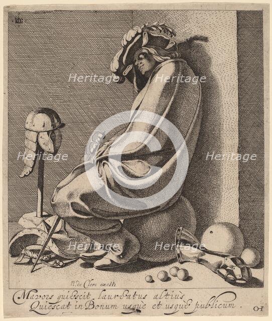 Mars Sleeping, c. 1618. Creator: Jacob III de Gheyn.