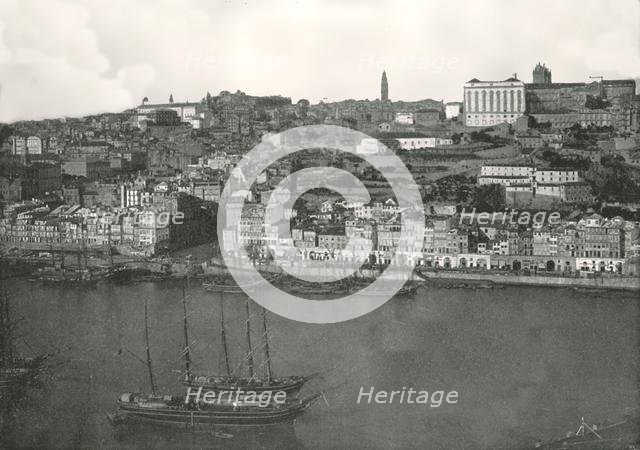 Panorama of the city of Oporto, Portugal, 1895.  Creator: W & S Ltd.