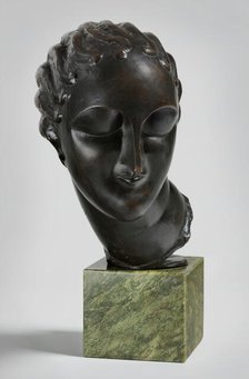 Head of a Woman, c. 1907-1908. Creator: Elie Nadelman.