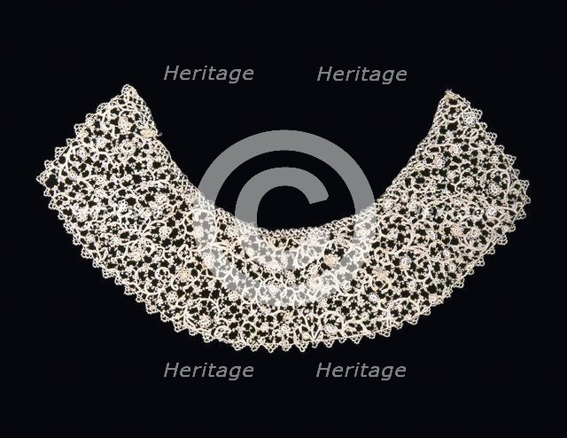 Collar (Made from a Border), Venice, Late 17th century. Creator: Unknown.