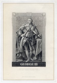 George III of the United Kingdom, (19th century).Artist: W Ridgway