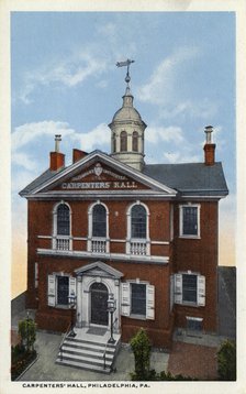 Carpenters' Hall, Philadelphia, Pennsylvania, USA, 1914. Artist: Unknown