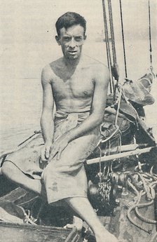 'A Modern Ulysses. Gerbault photographed at Suva, in the Fiji Islands', 1936. Artist: Unknown.