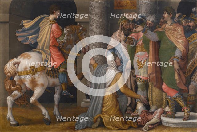 Justice of Trajan. (Giudizio di Traiano), c1550-1560. Creator: Campi, Giulio (1507-1573).